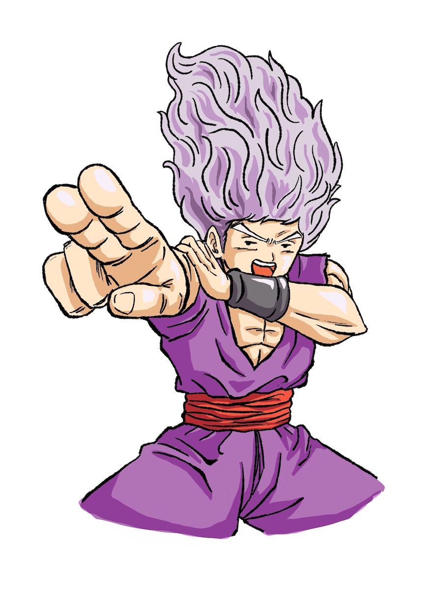 ドラゴンボール風似顔絵イラストお描きします あなただけの