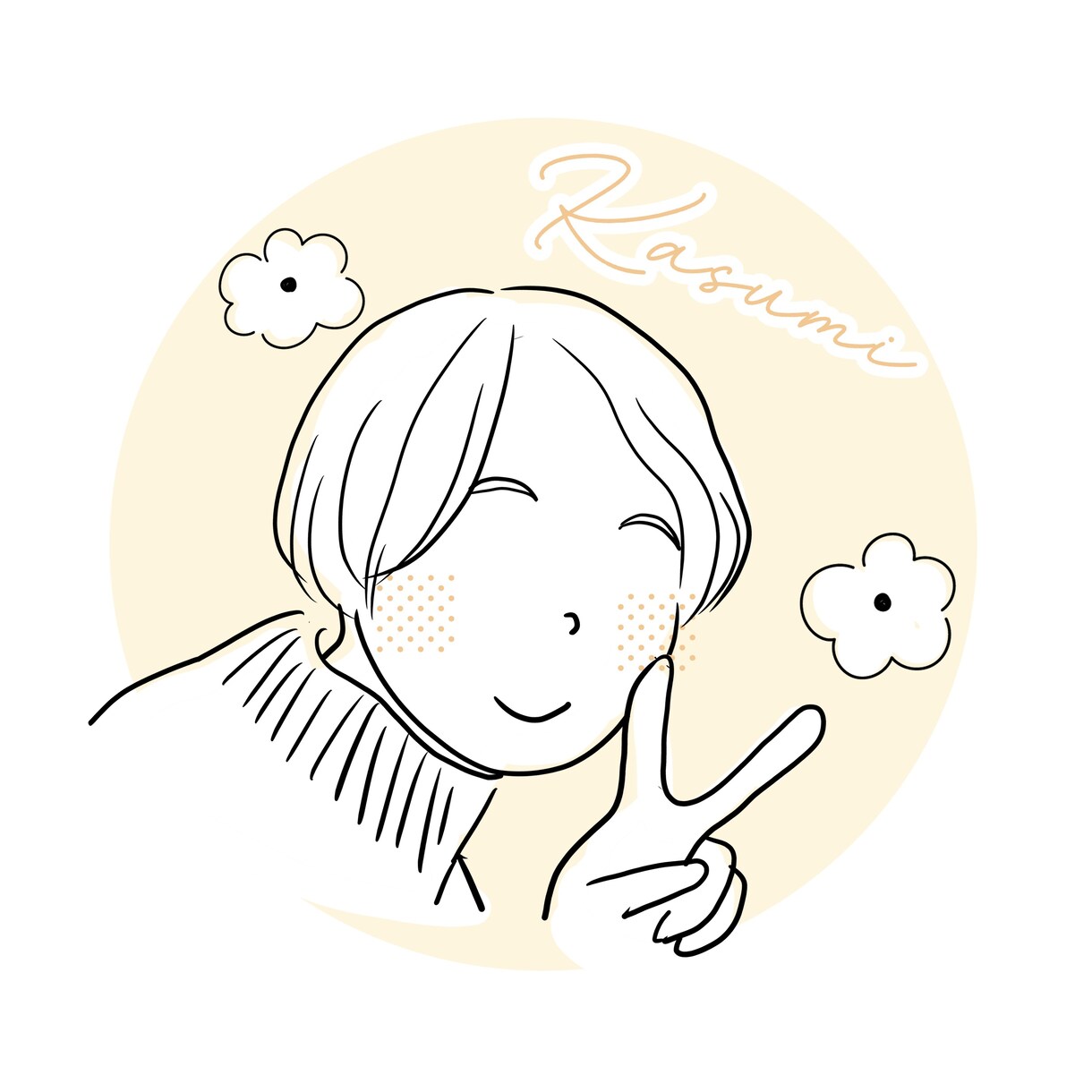 POPでかわいい似顔絵アイコン描きます ２営業日以内に納品！商用利用、二次加工OK！ イメージ2
