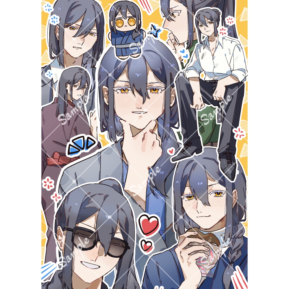 キャラ詰め合わせイラストを描きます 一次創作キャラクターを詰め合わせたイラストを制作します イメージ4