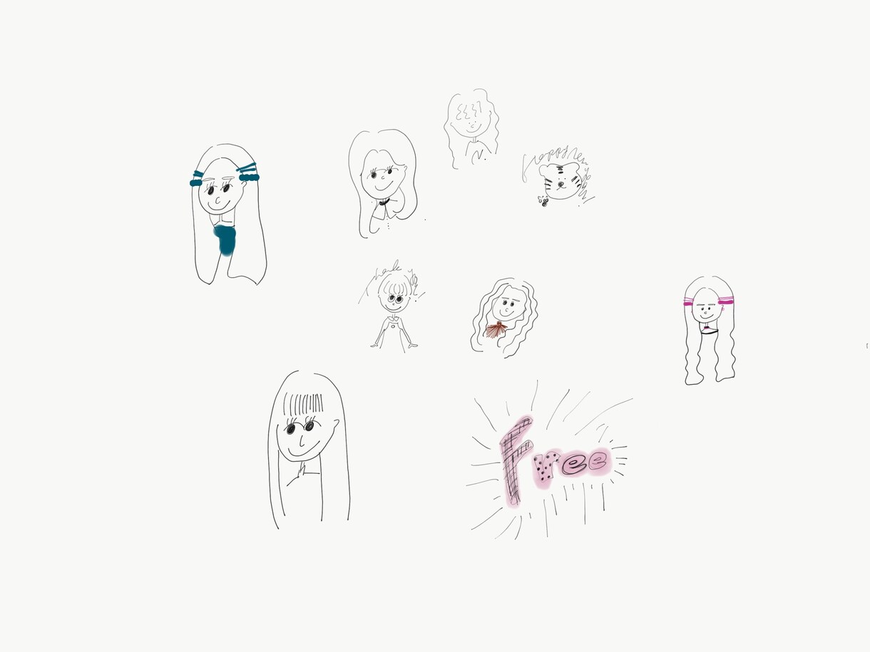 お洒落な女の子のイラストを描きます オシャレでゆるくて個性豊かな女の子を。 イメージ1