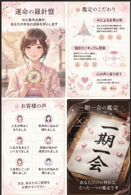 四柱推命とインド占星術であなたの現状を紐解きます 生まれ持った資質・今の運気・現状の課題を多角的に分析 イメージ1