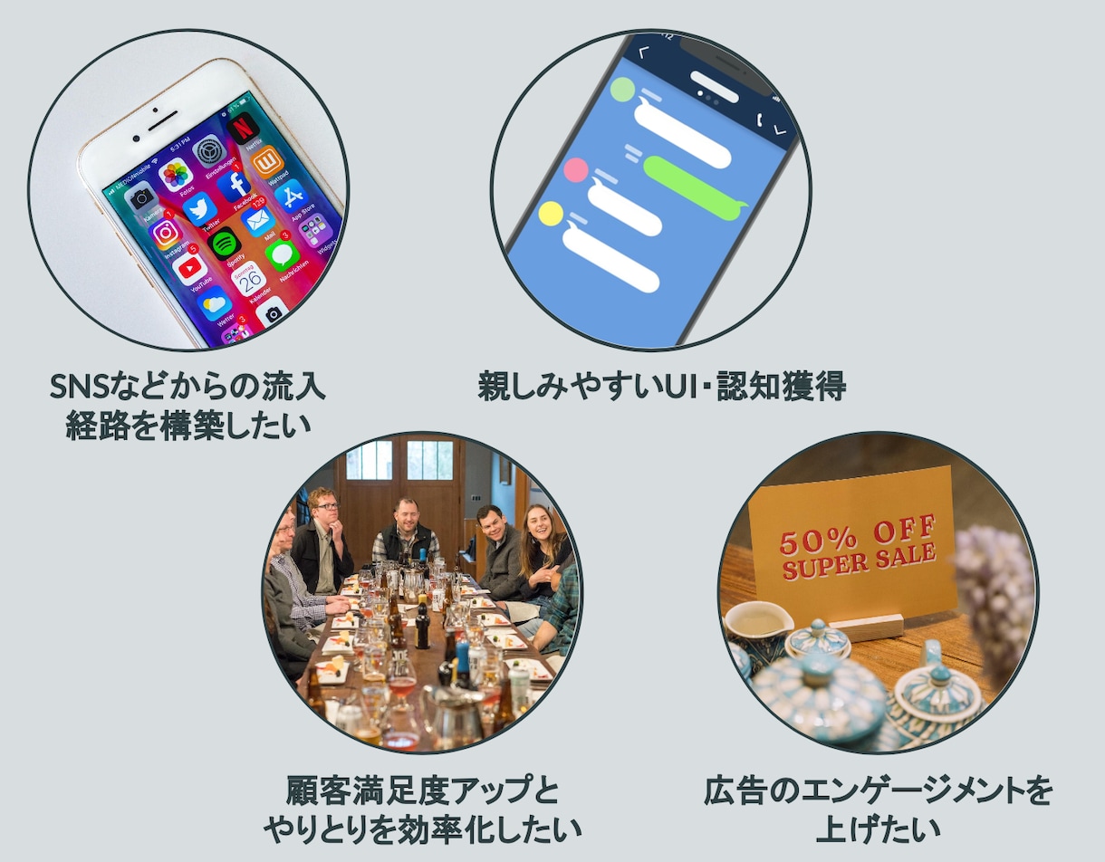 LINE公式アカウントのリッチメニューを作成します カウンセリング可★完全オーダーメイドでオンリーワンのデザイン イメージ3