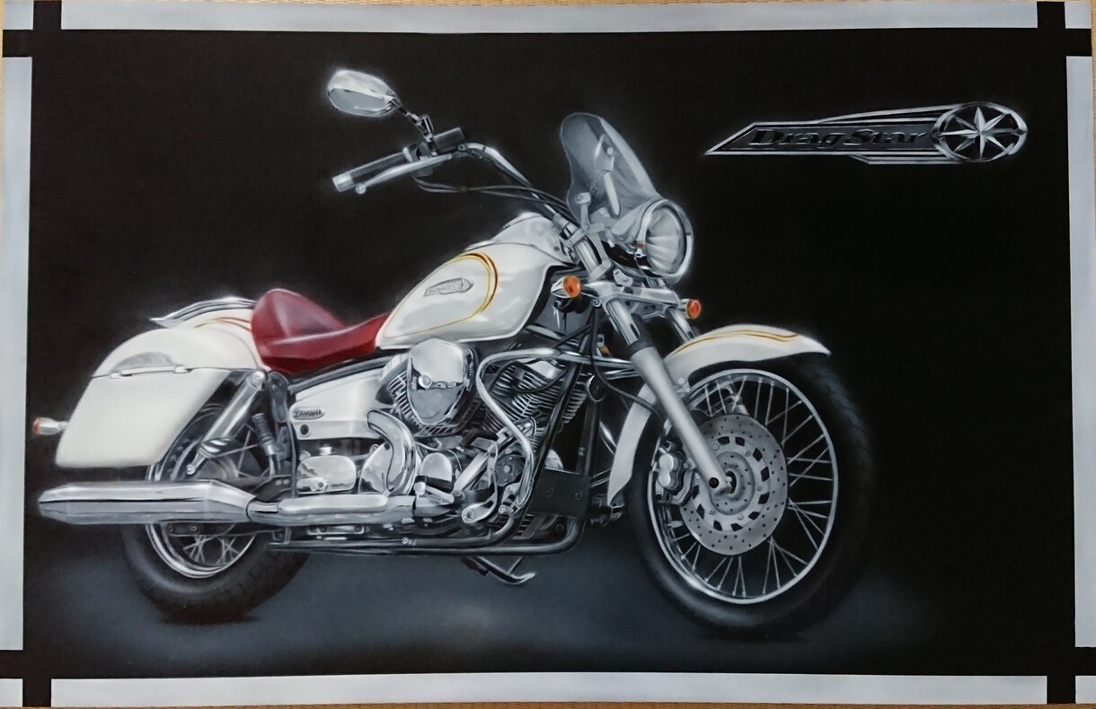 B3サイズ　　エアブラシで愛車イラストを描きます 大切な愛車をイラストにしてお部屋やガレージに飾ってみませんか イメージ2