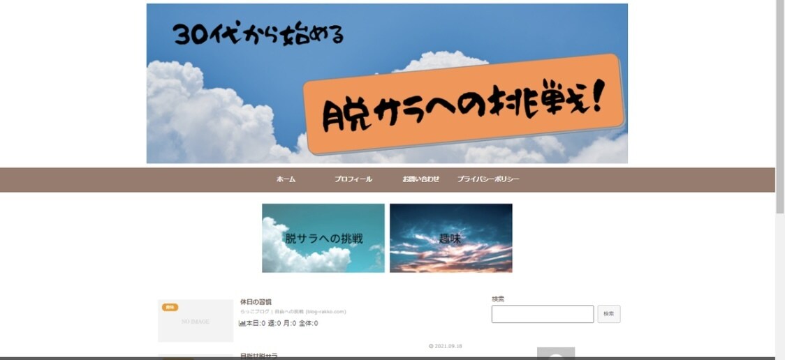 格安！WordPressでブログ制作致します 一歩踏み出したいあなたへ！その一歩をお手伝いします！ イメージ3