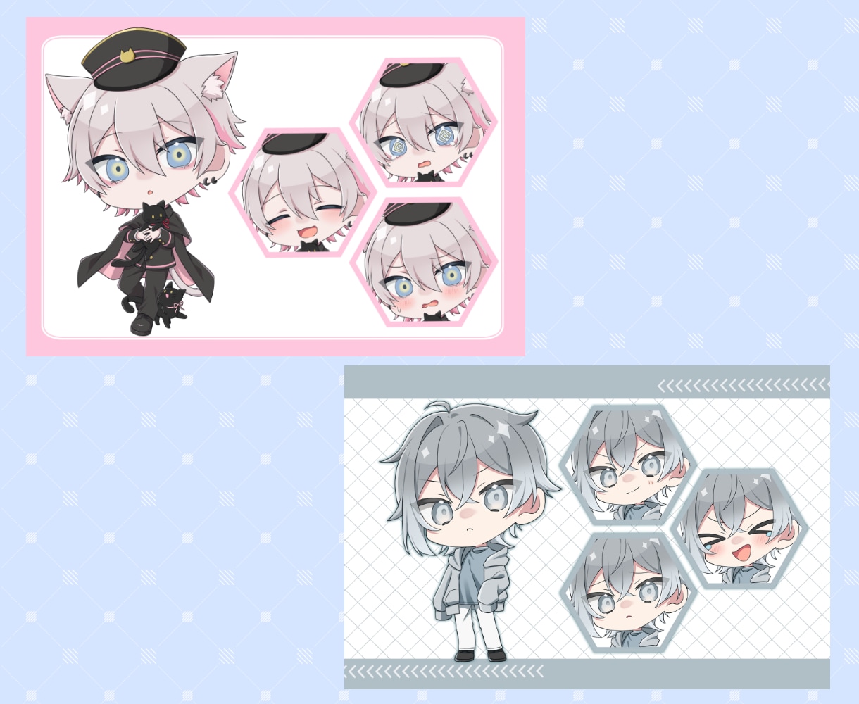 可愛いちびキャラ・ミニキャライラストお手伝いします グッズ、動画用などに使えます！ イメージ8