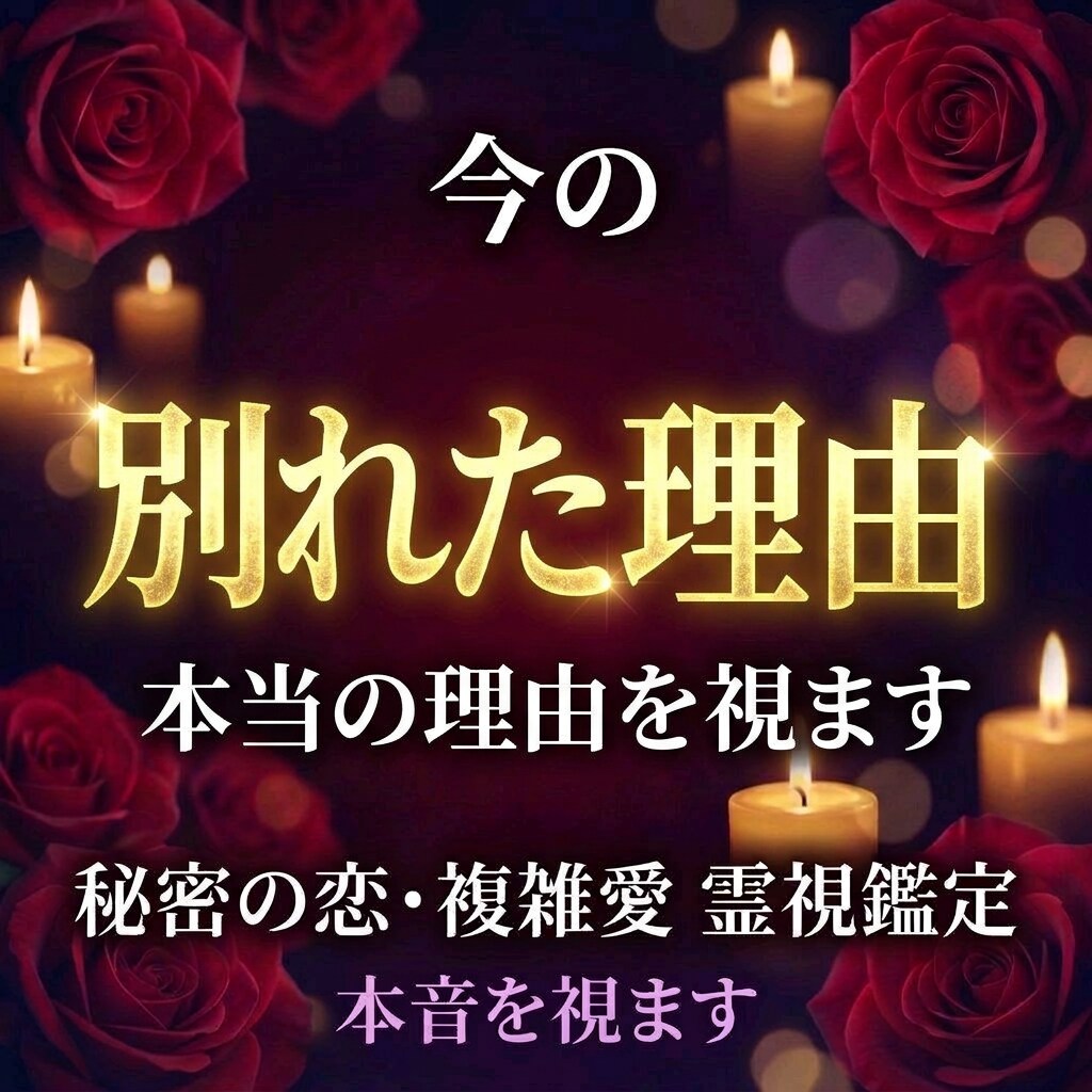 復縁｜彼の本音を霊視で視ます 霊視歴10年｜できる？できない？正直にお伝えします イメージ9