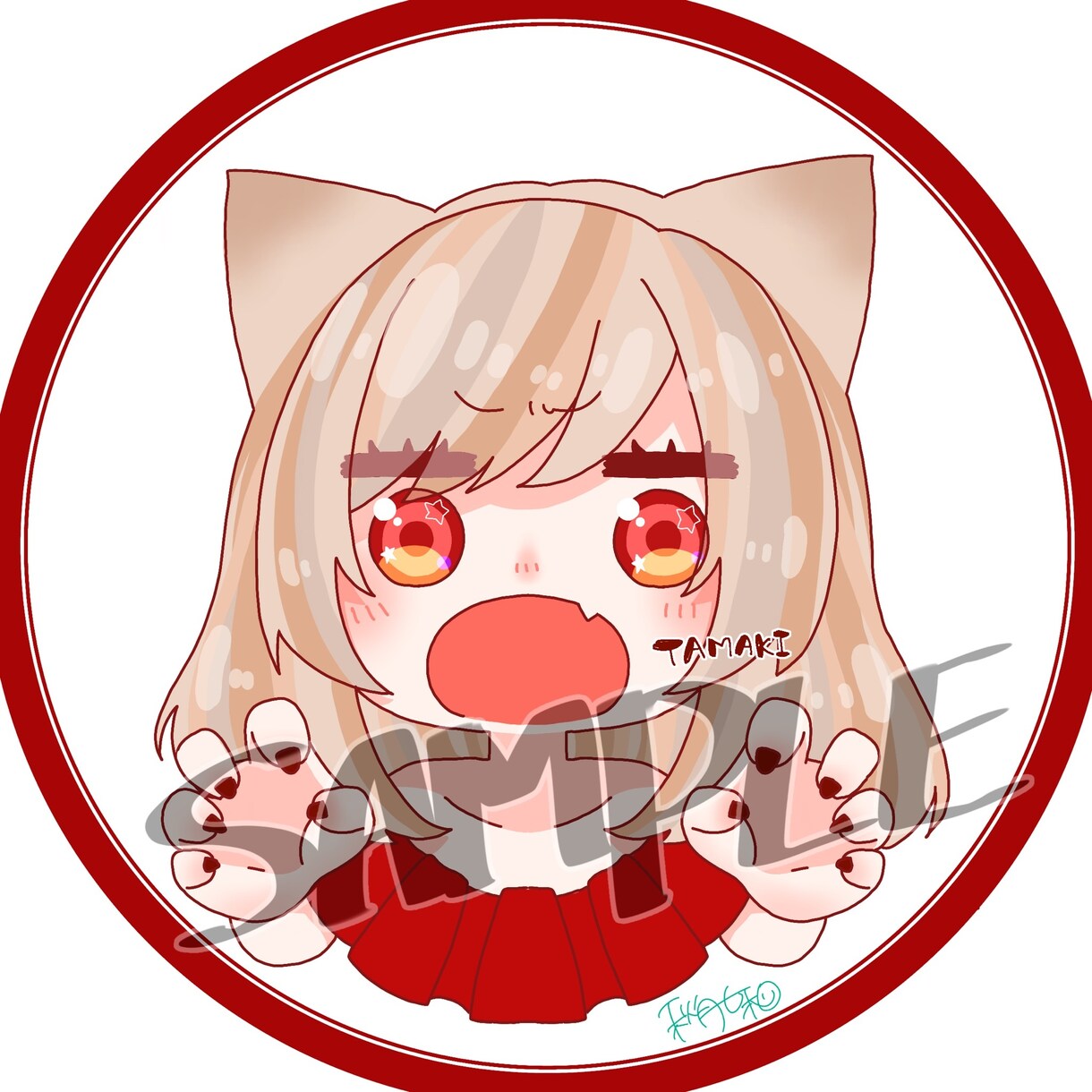 ちっちゃなキャラで貴方だけのアイコンを作成します ポップな感じのアイコン絵が欲しいな♪という方におススメです！ イメージ2