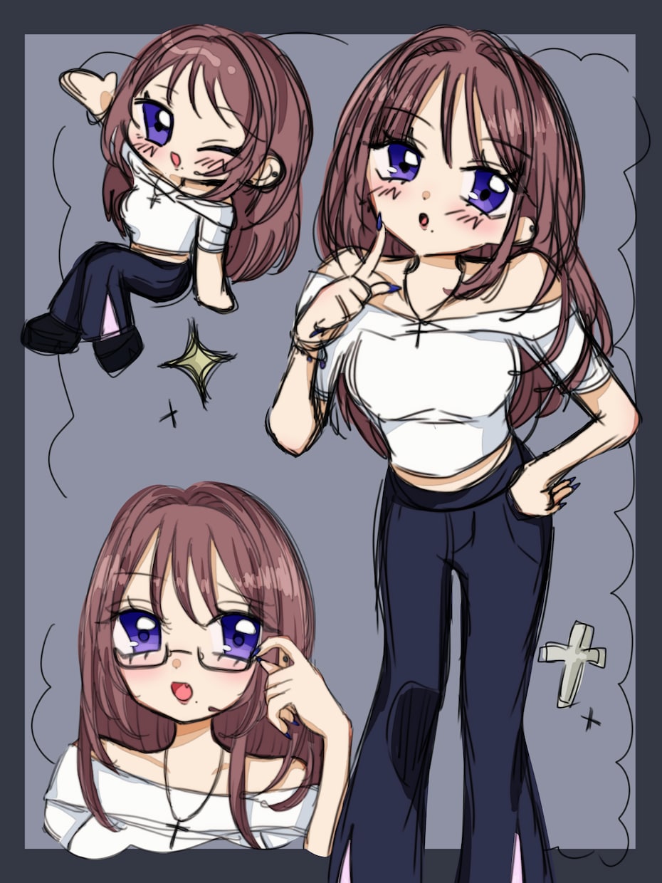 可愛いイラスト描きます SNSアイコン用も〇・可愛い女の子を描くのが得意です イメージ2