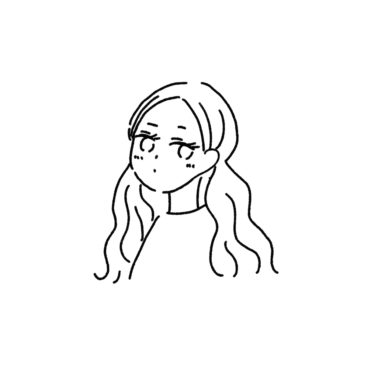SNS用のアイコン・似顔絵作成します シンプルだけどおしゃれで目を引くアイコン作成に努めます！ イメージ8