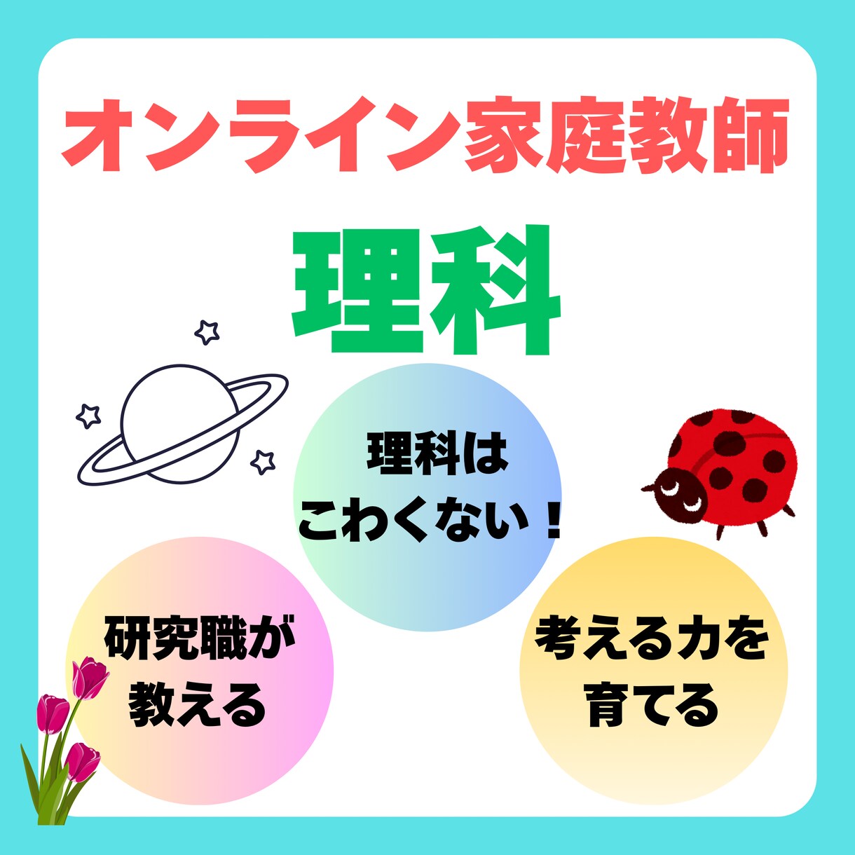 研究技術者が、理科のオンライン家庭教師をします 小中学生向け/理科の楽しさや面白さを見つけましょう！ イメージ1