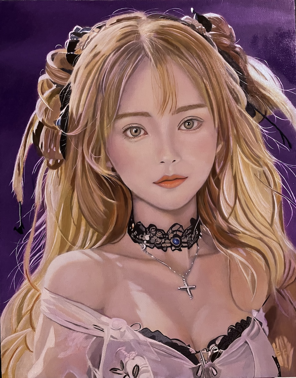 油絵で似顔絵、肖像画を描きます リアルな似顔絵、肖像画を描きます イメージ4