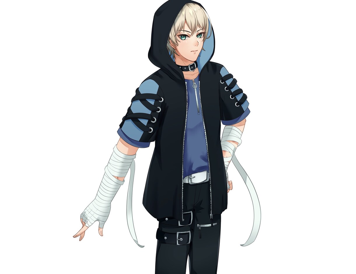 キャラデザ✧等身やSDなどお描きします 立ち絵、ソーシャルゲーム風等のキャラデザを致します。 イメージ1