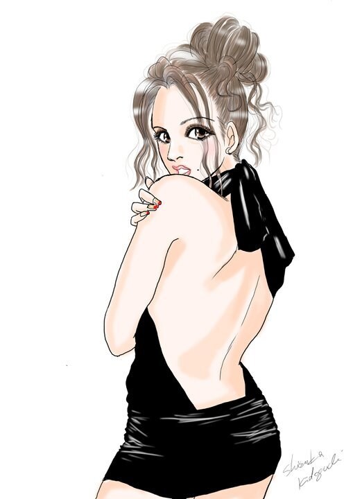 お水系のイラストを描きます お水の方のお名刺イラストや、ボトルラベルイラスト等描きます イメージ3