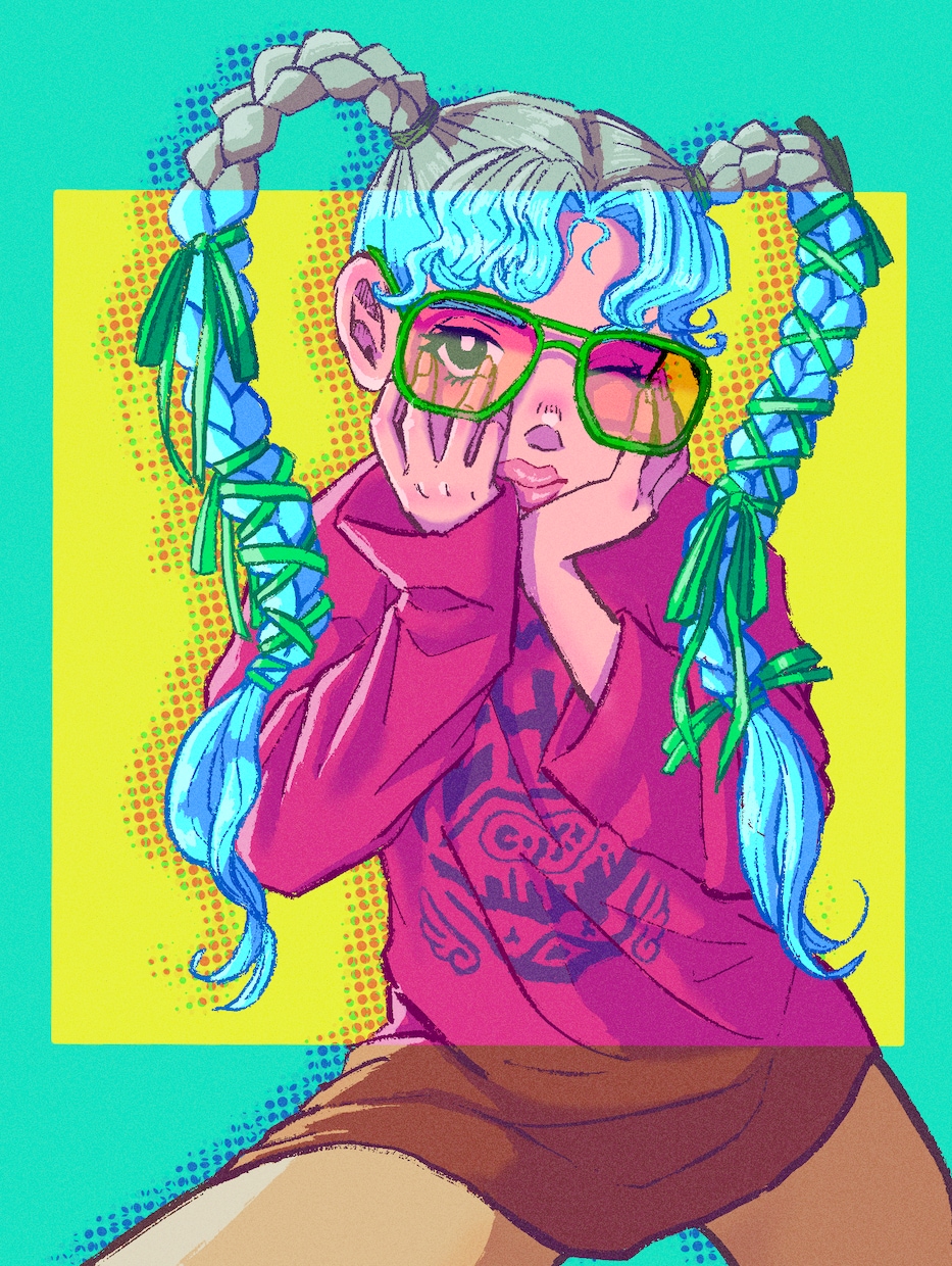 ザラザラ感が可愛いポップなイラスト描きます カラフルなイラストが得意です。こだわり沢山お聞かせください♪ イメージ2