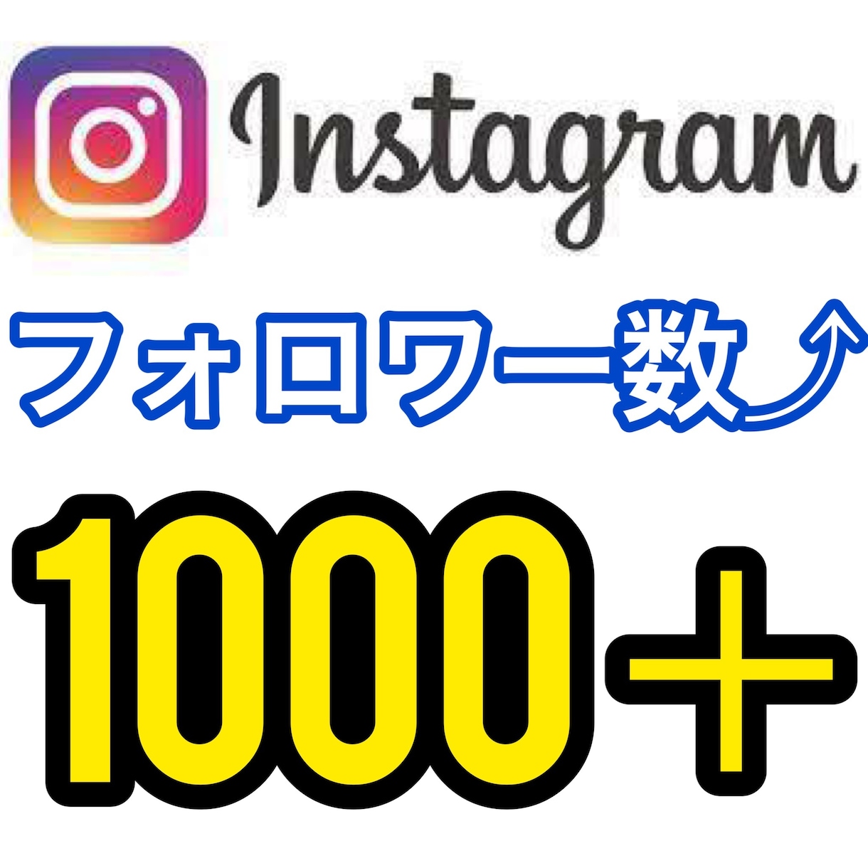 インスタグラムフォロワー数を１０００人＋増やします 人気インスタグラマー&インフルエンサーを目指せます！