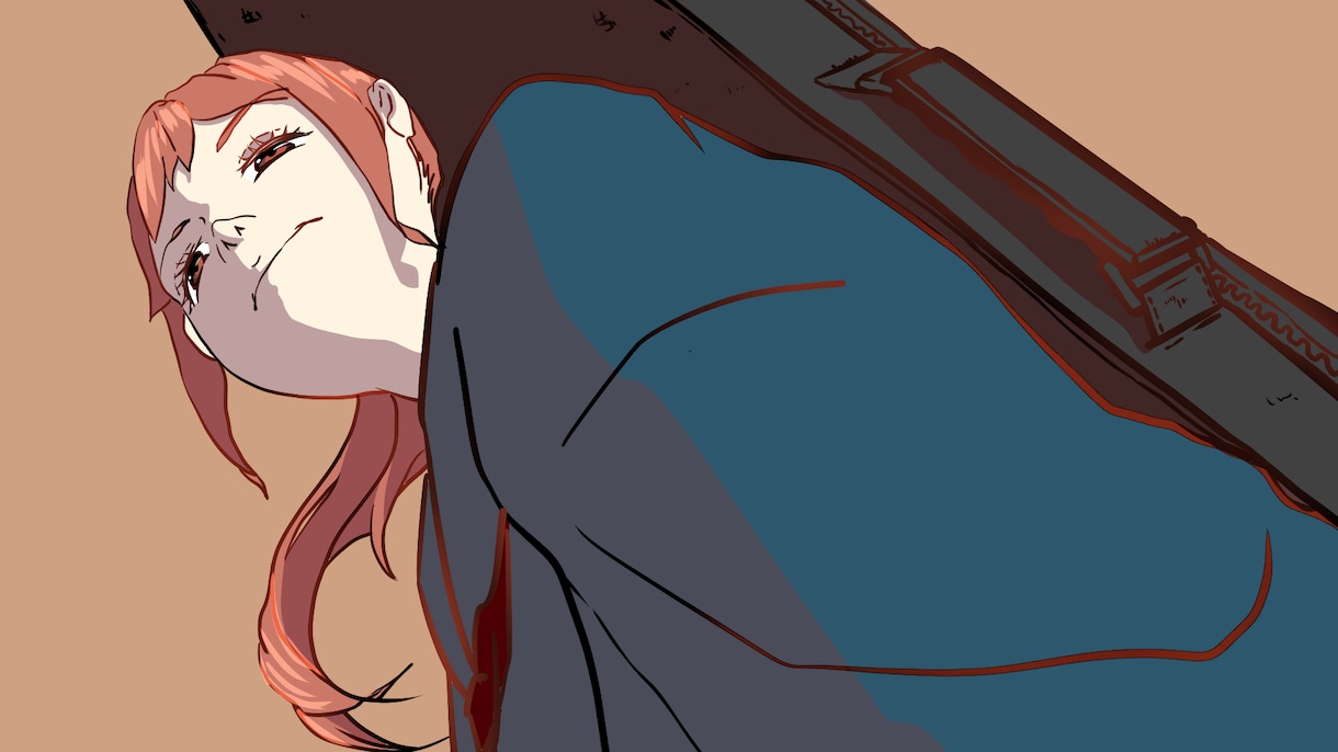 目を引く一枚絵描きます 歌みた等で使えるパースの効いたイラストをご提案！ イメージ4