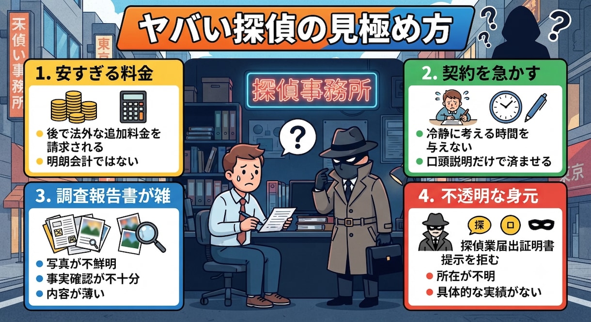 探偵事務所、興信所に騙された私が見極めます 早まらないでください！その探偵本当に大丈夫ですか？ イメージ1