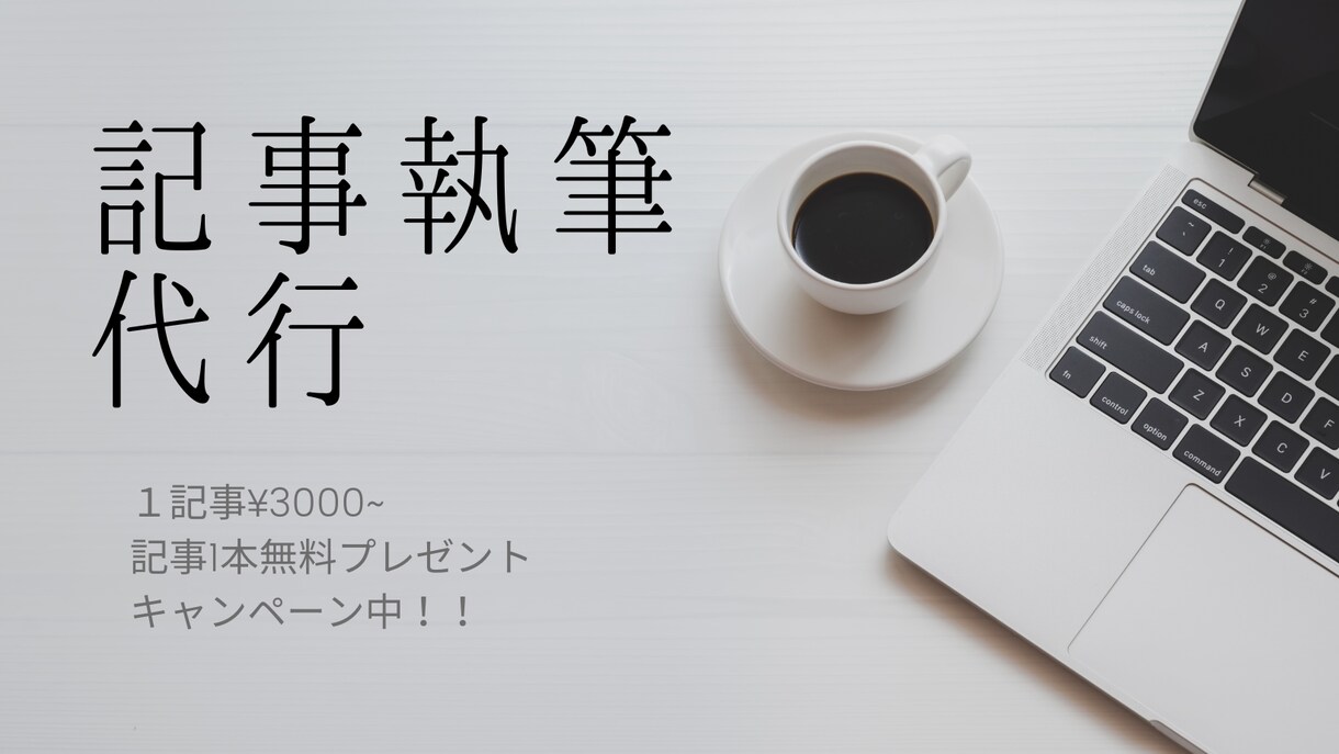 キャンペーン中！元ライターがSEO記事を書きます 元ライターがChat-GPTを利用しSEO記事を執筆！ イメージ1