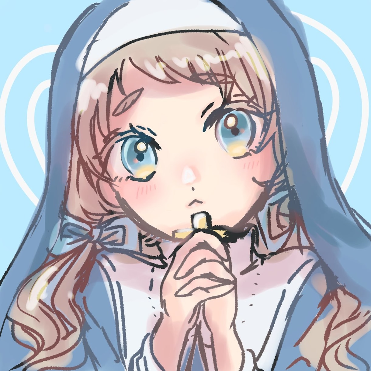 SNSアイコンイラスト描きます ふんわか可愛い女の子のイラストをお求めの方に！ イメージ6