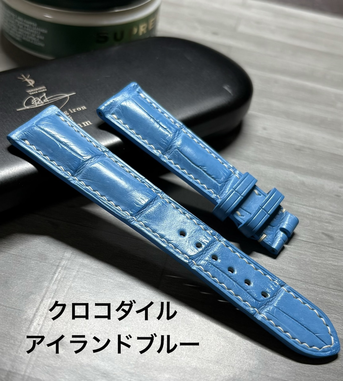腕時計の革ベルトをオーダーメイドで制作します ロレックス、アップルウォッチ、wena3、など対応可能です。 イメージ10