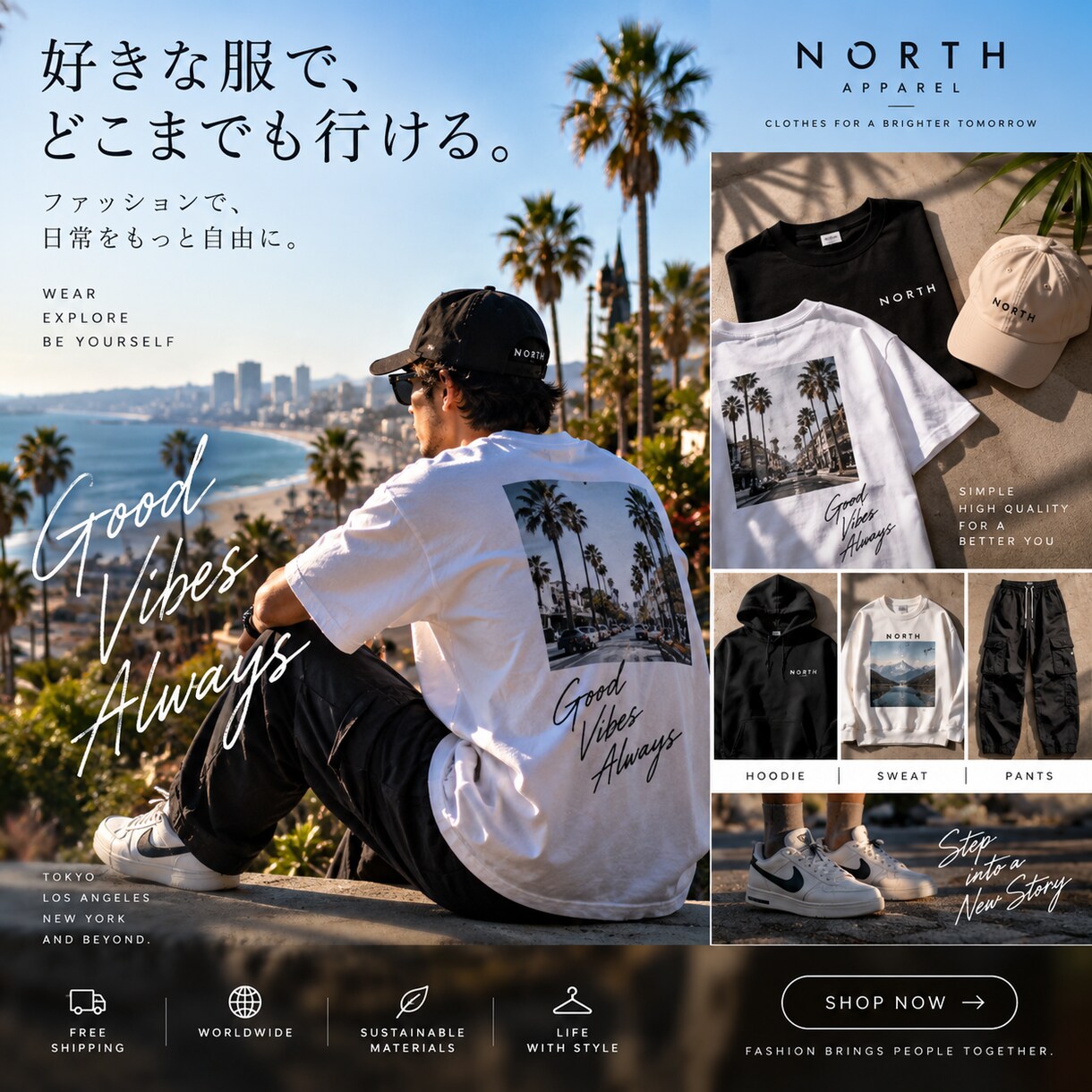 Instagram広告画像を制作します おしゃれで目を引く広告デザインを制作 イメージ2