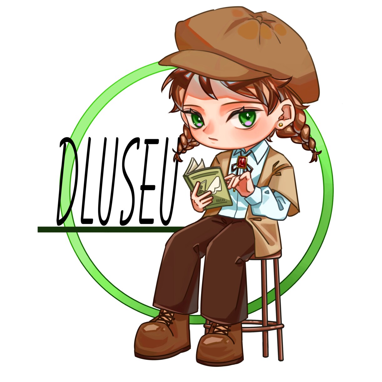 厚塗り風ミニキャライラスト制作致します 厚塗りっぽい柔らかい塗りが好きなあなたへ！ イメージ5