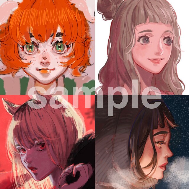 あなただけの特別なイラストアイコン、作成します 老若男女、個性を幅広く、ドラマチックな絵柄でお届け！ イメージ3