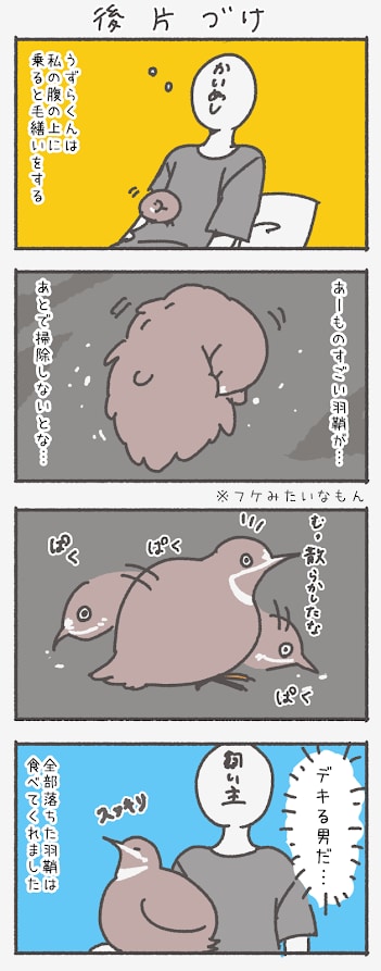 ほのぼの4コマ制作致します 動物・小鳥のほのぼのイラスト・四コマ制作致します イメージ7
