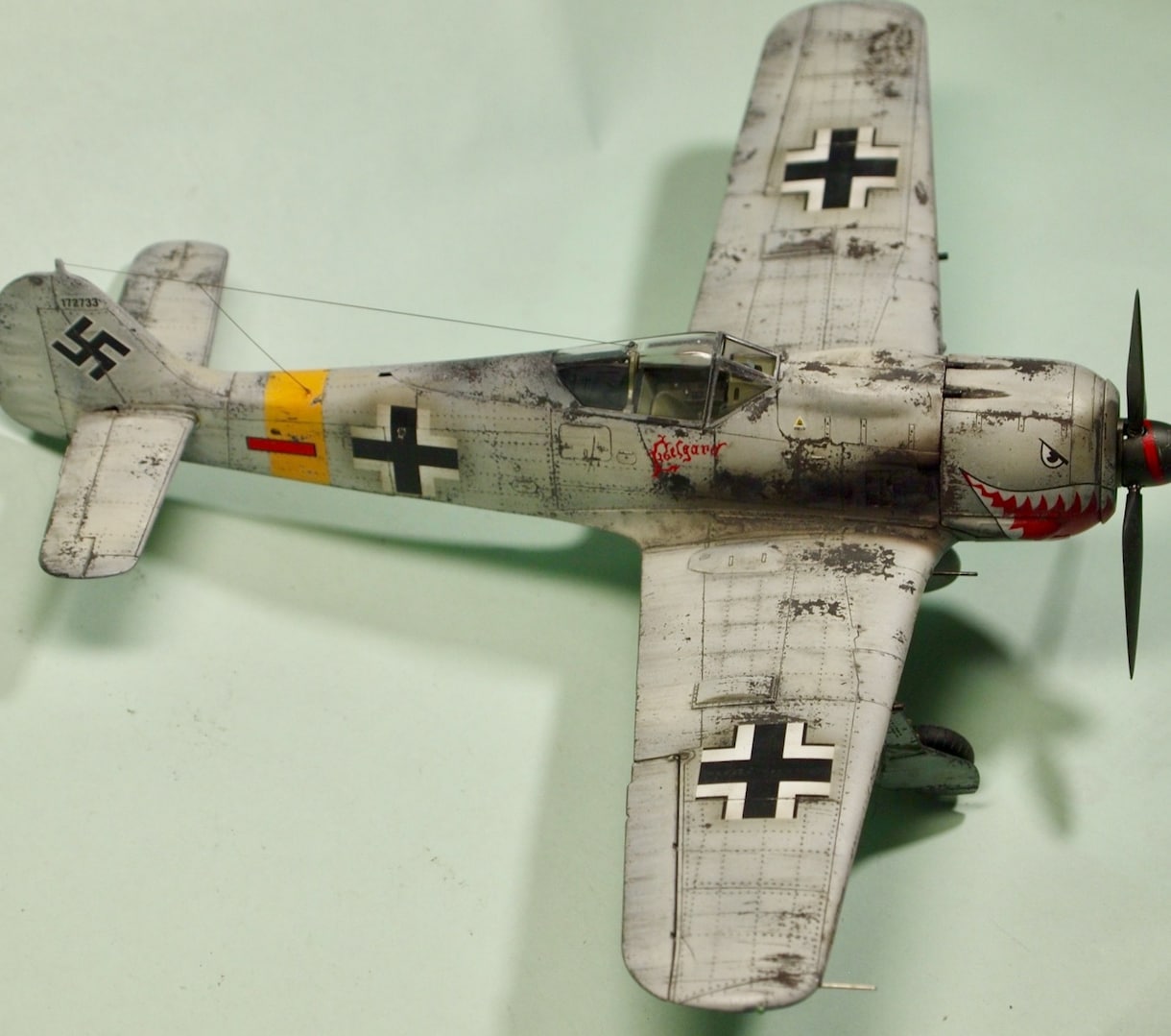 1/48大戦機1/35戦車プラモデル製作承ります 剥がし加工、ウエザリング等のダメージ塗装を得意としています。 イメージ3