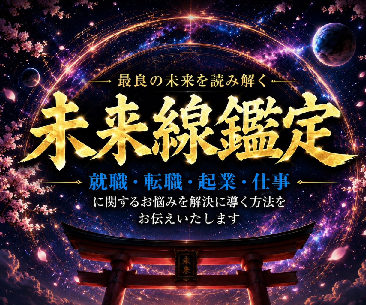 現在の仕事運と最良の未来について霊視鑑定いたします 秘事口伝の鑑定で先の仕事運を好転させる為の秘訣をお伝えします イメージ1