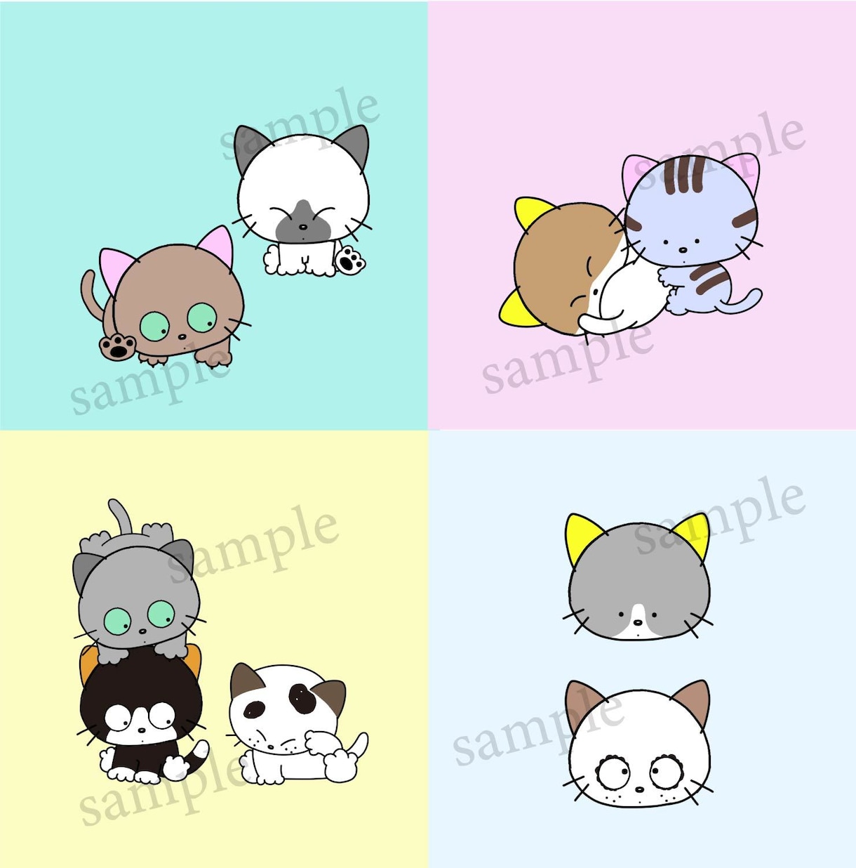 3丁目のタマ風イラスト、SNS等アイコン描きます 3丁目のタマ好きの方へ♪ペットイラスト作成いたします！ イメージ3