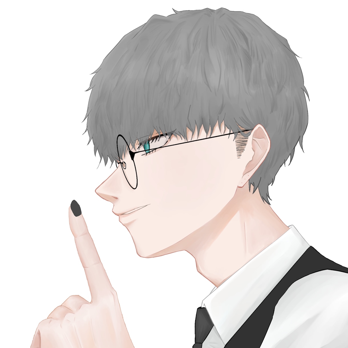 時間をかけて丁寧に描かせていただきます 主に男性キャラが得意です。SNSアイコンなどに使えます！ イメージ1