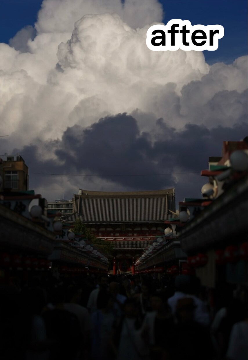 基本的な写真加工ができます 写真加工を行います。肌や顔の加工以外なら基本的にできます。 イメージ2