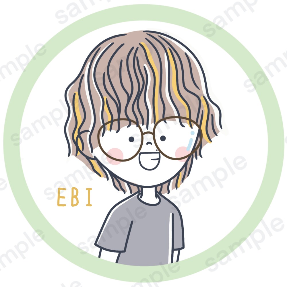シンプルなイラストで優しい似顔絵アイコン作ります 似顔絵であなたをイラスト化！アイコンで自分を発信したい方へ イメージ5