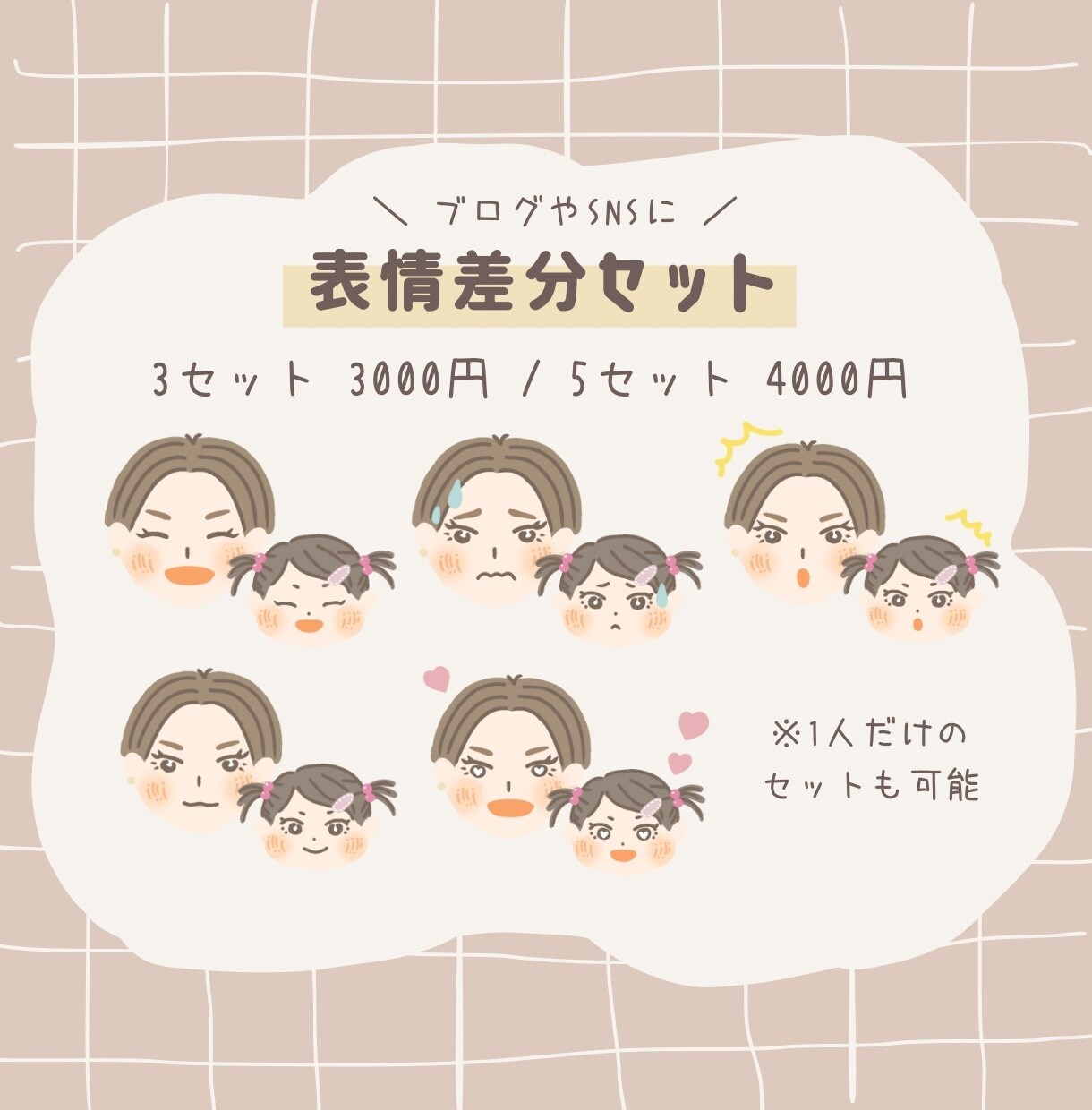 ママ・パパに！ゆるかわ親子アイコン描きます 5名限定キャンペーン！プレゼントやうちの子紹介にも＊ イメージ8
