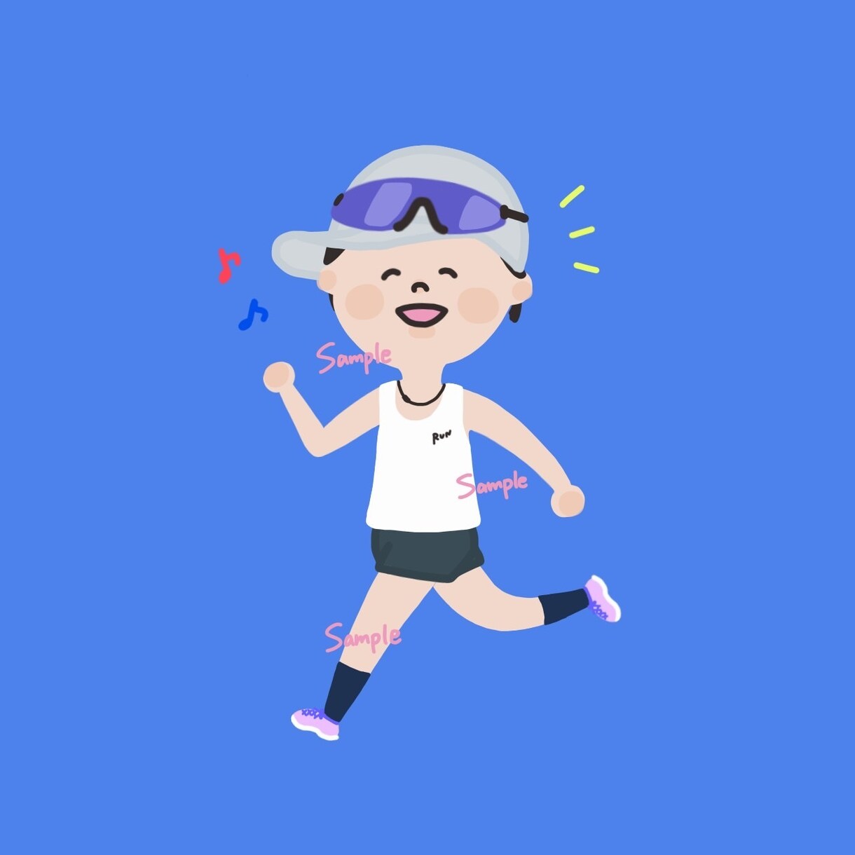 ランナー様のランニング姿をアイコンにします 私も初心者ランナーです！趣味の楽しみ方を増やしませんか？^^ イメージ1