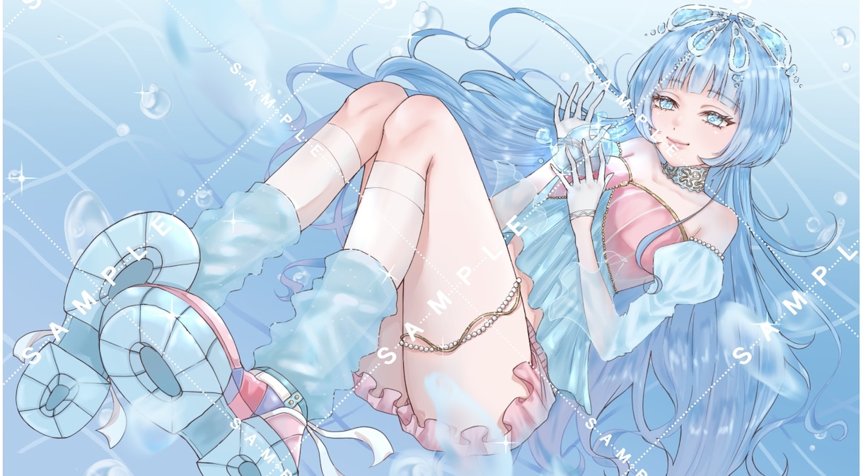 一枚絵、SNSアイコン、立ち絵等のイラスト描きます ご要望に沿ったタッチ、スタイルで制作致します！ イメージ1