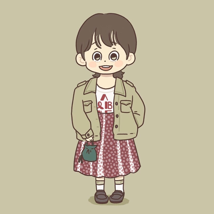 格安！全身コーデの似顔絵描きます 写真のコーデをそのままにかわいい似顔絵にします イメージ2