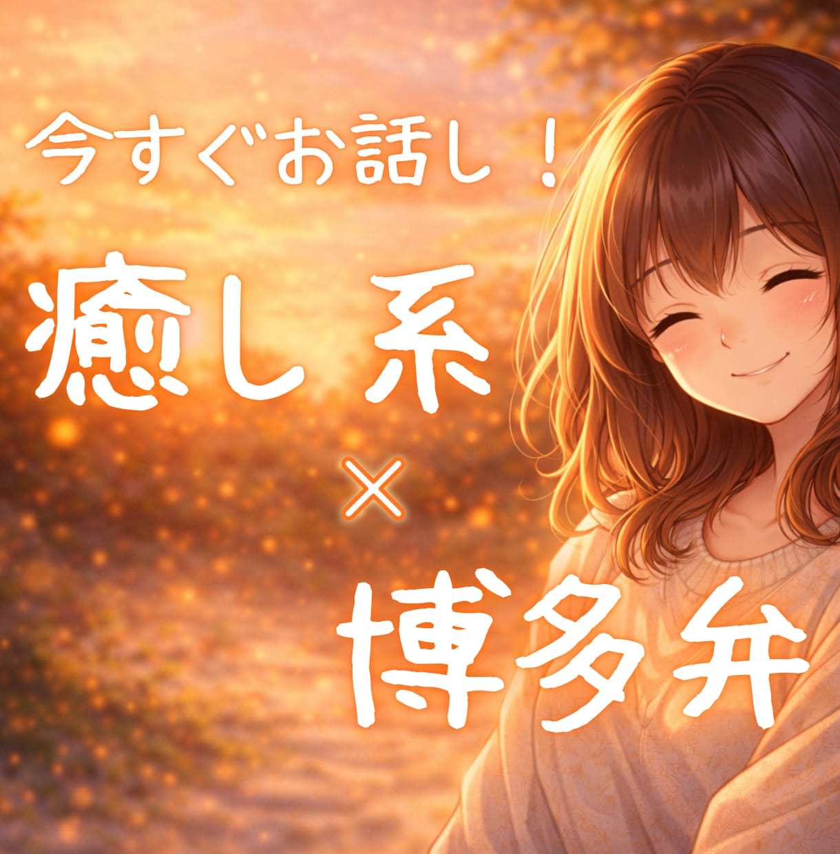 癒し＆元気が欲しい方、博多弁で楽しく話します 誰でも大歓迎✨短時間OK✨最高のリラックスタイムを✨ イメージ1