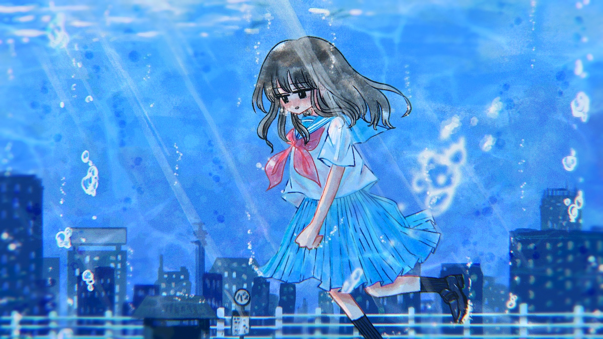 雰囲気ある1枚イラスト描きます MV1枚絵、CDジャケット、グッズ、アイコンなどに！ イメージ4