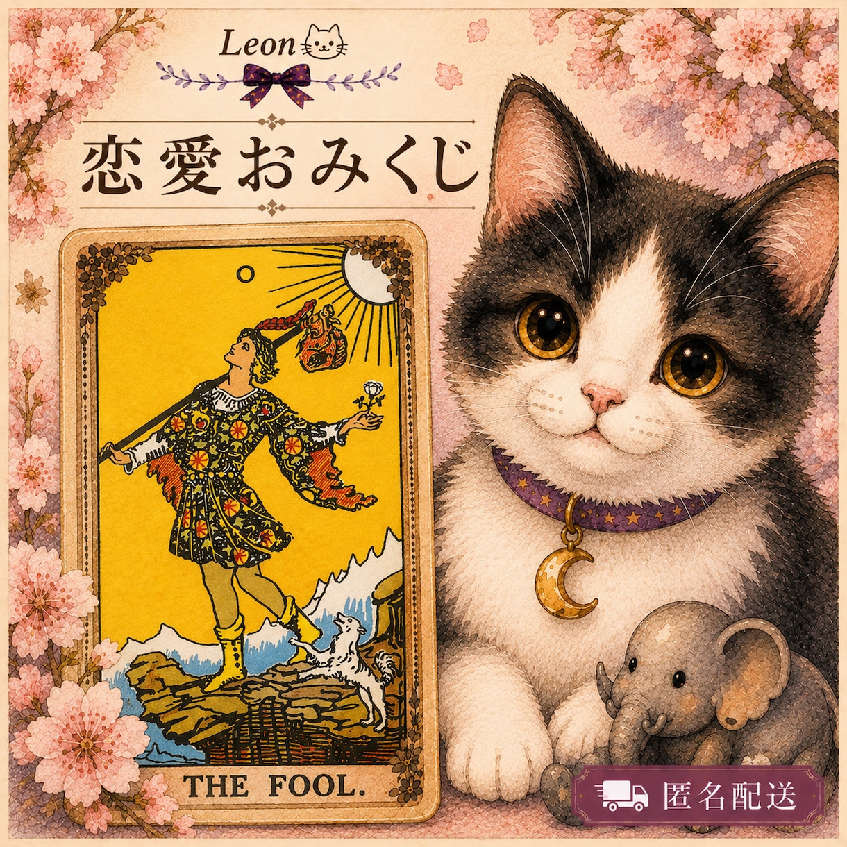 恋のおみくじ！恋愛占い♡タロットで恋の悩み占います 彼の気持ち恋愛のお悩みをタロット＆オラクルカードで気軽に鑑定 イメージ1