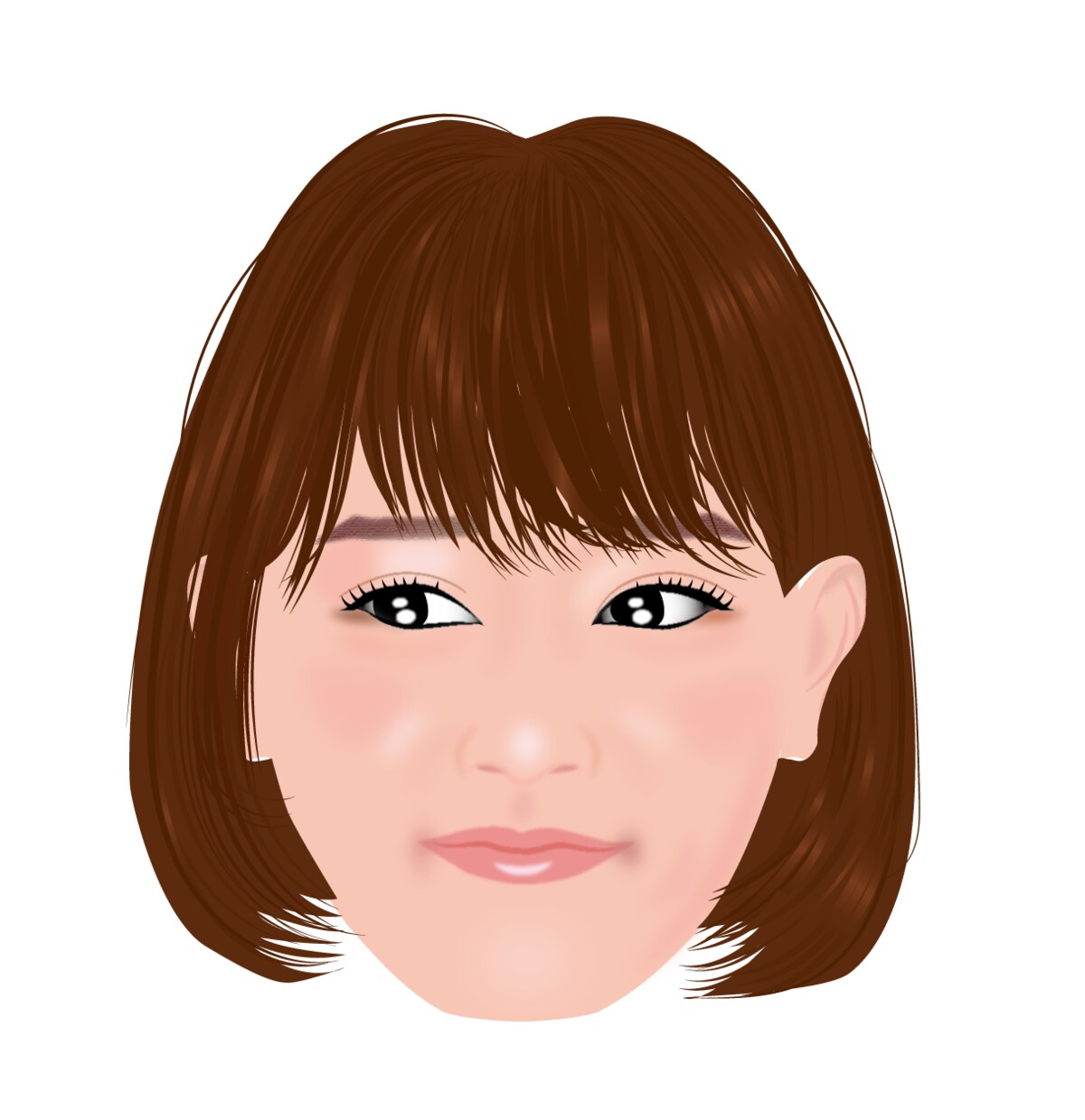 プチ整形とヘアチェンジした可愛いあなたを描きます より可愛くなった新しいあなたの発見 イメージ5