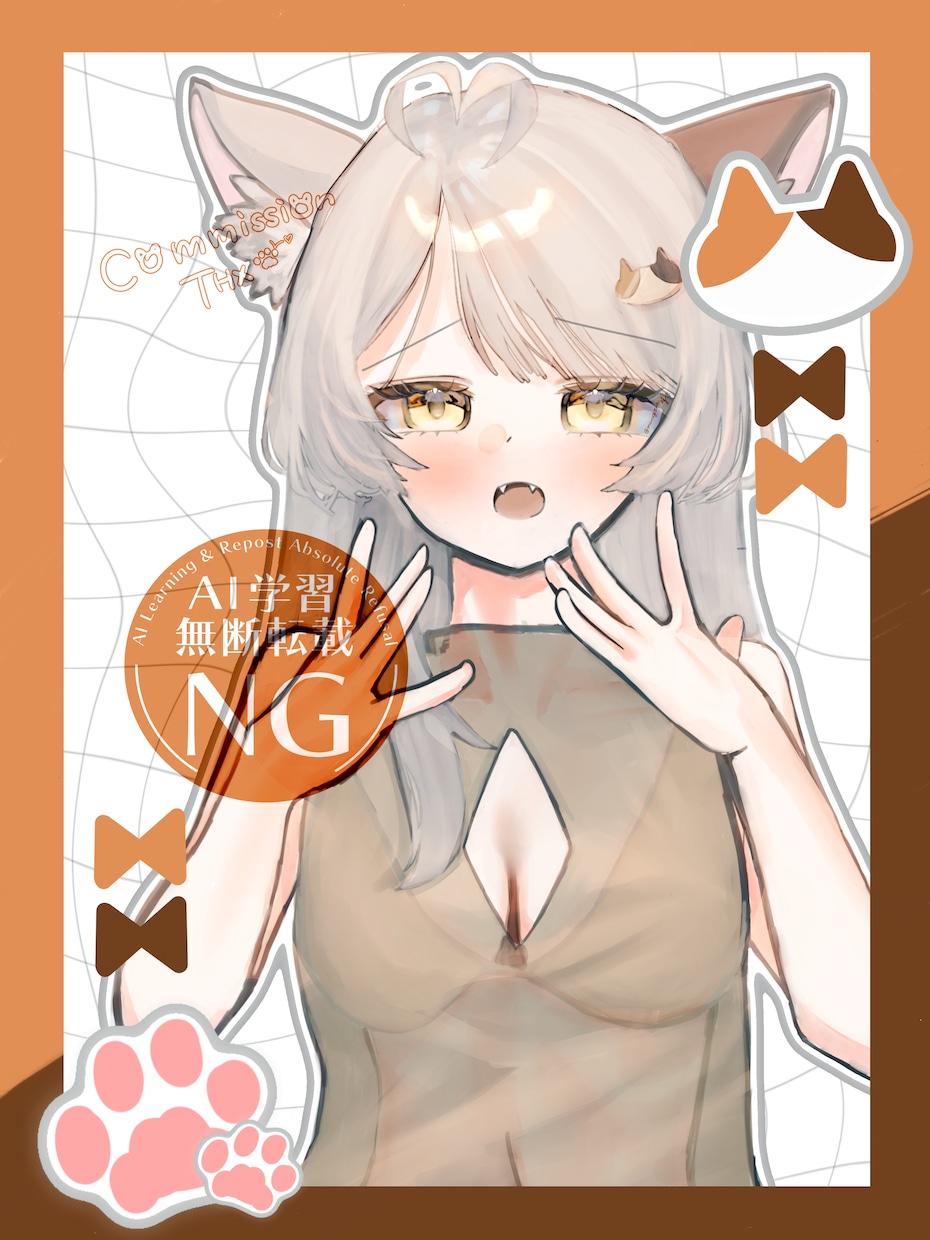 お試し2,000円！バストアップ描きます SNS、おはVなどでご利用いただける女の子を描きます！ イメージ1