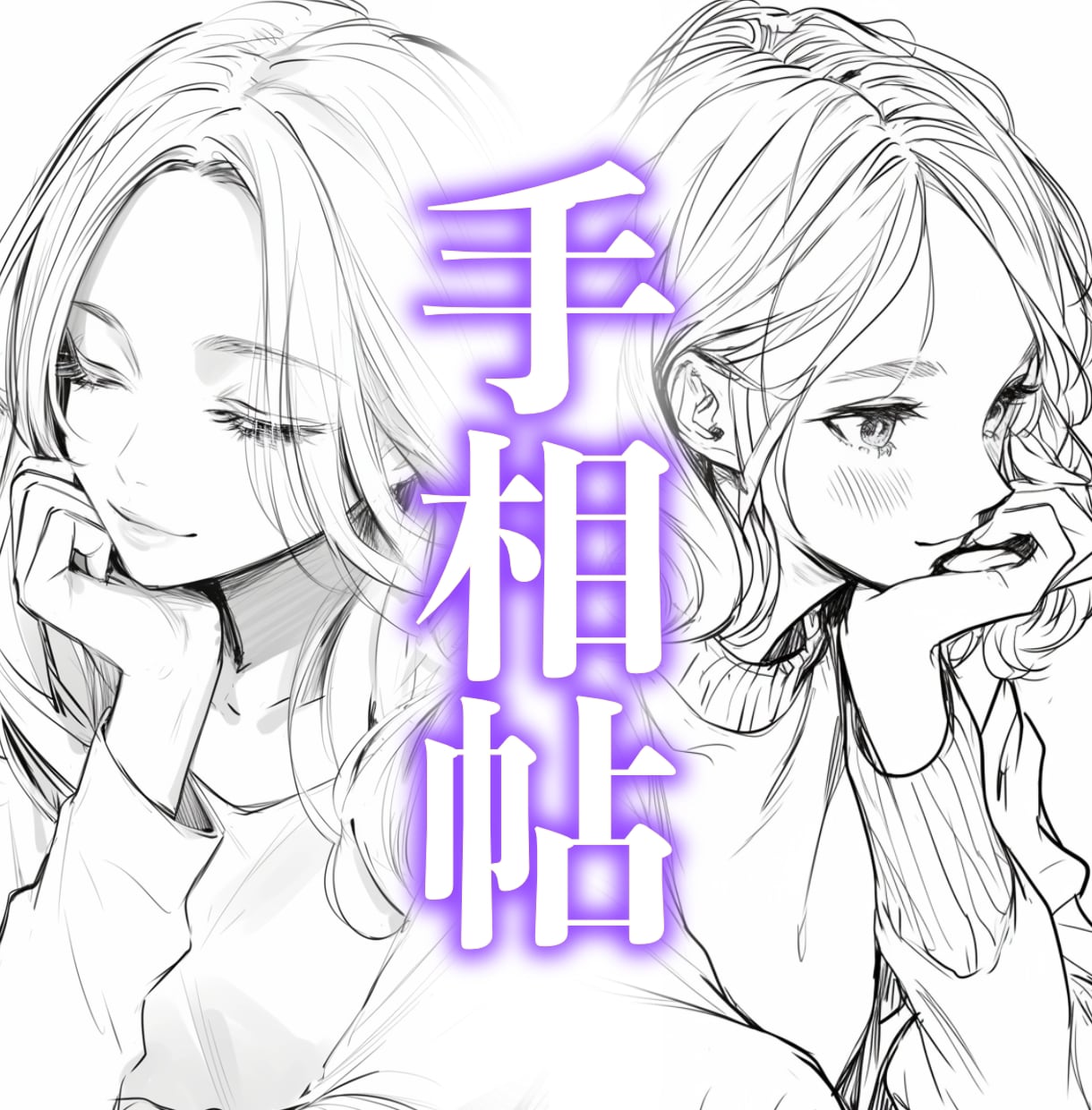 手相占い（鑑定書付き）。24時間で鑑定いたします 鑑定書と運気グラフから、あなたを読み解く イメージ1