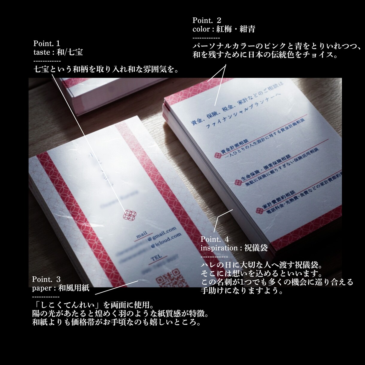 実績あり！デザイナーが名刺・カード作ります 実績あるフリーランスデザイナー名刺/ショップカードを作成！ イメージ3