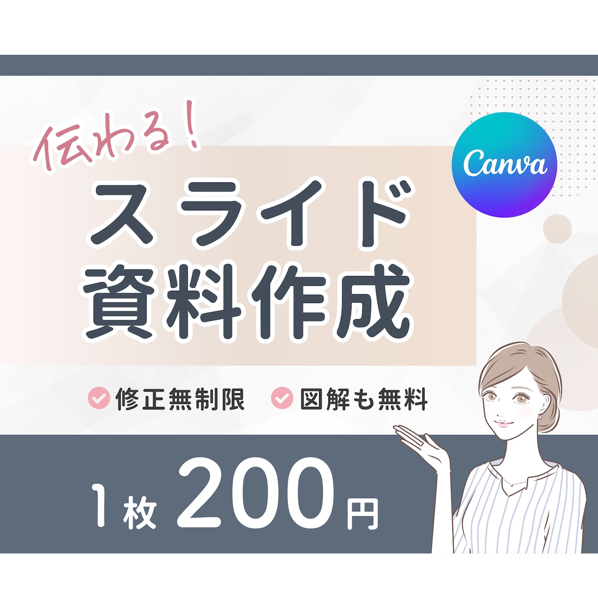 一目で伝わる！スライド資料を丁寧にお安く作成します 動画・音声からも作成可＊修正無制限＊図解ありで伝わるデザイン イメージ1