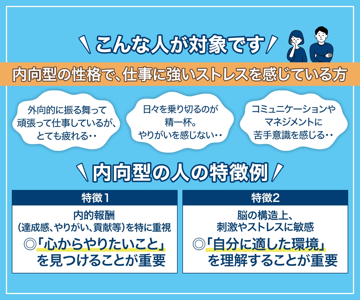 最大5回！内向型向けのキャリアを体系的に考えます 自分らしい働き方を見つけ出す3〜5回のキャリコンプログラム イメージ2