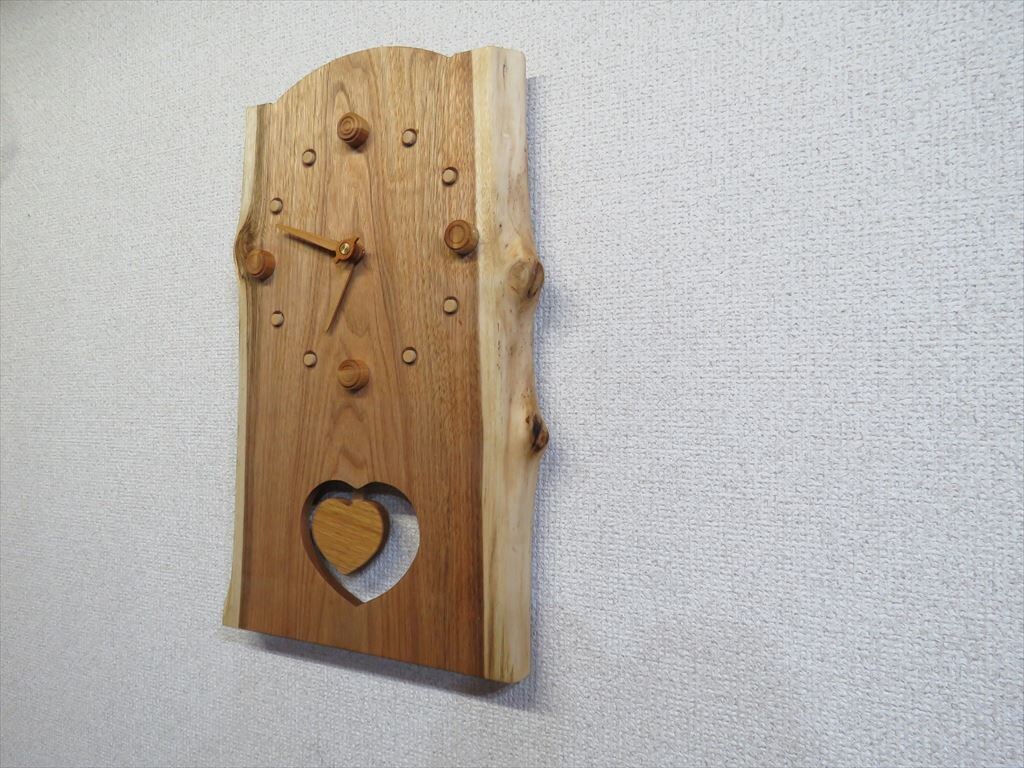 木製掛け時計製作します 北海道産銘木使用の掛け時計をハンドメイドします。 イメージ3
