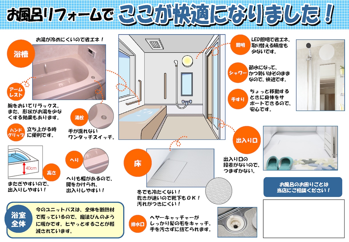 春夏秋冬チラシ事例集400枚あります 家電製品・リフォーム関係のお役立ち情報チラシ事例集。 イメージ8