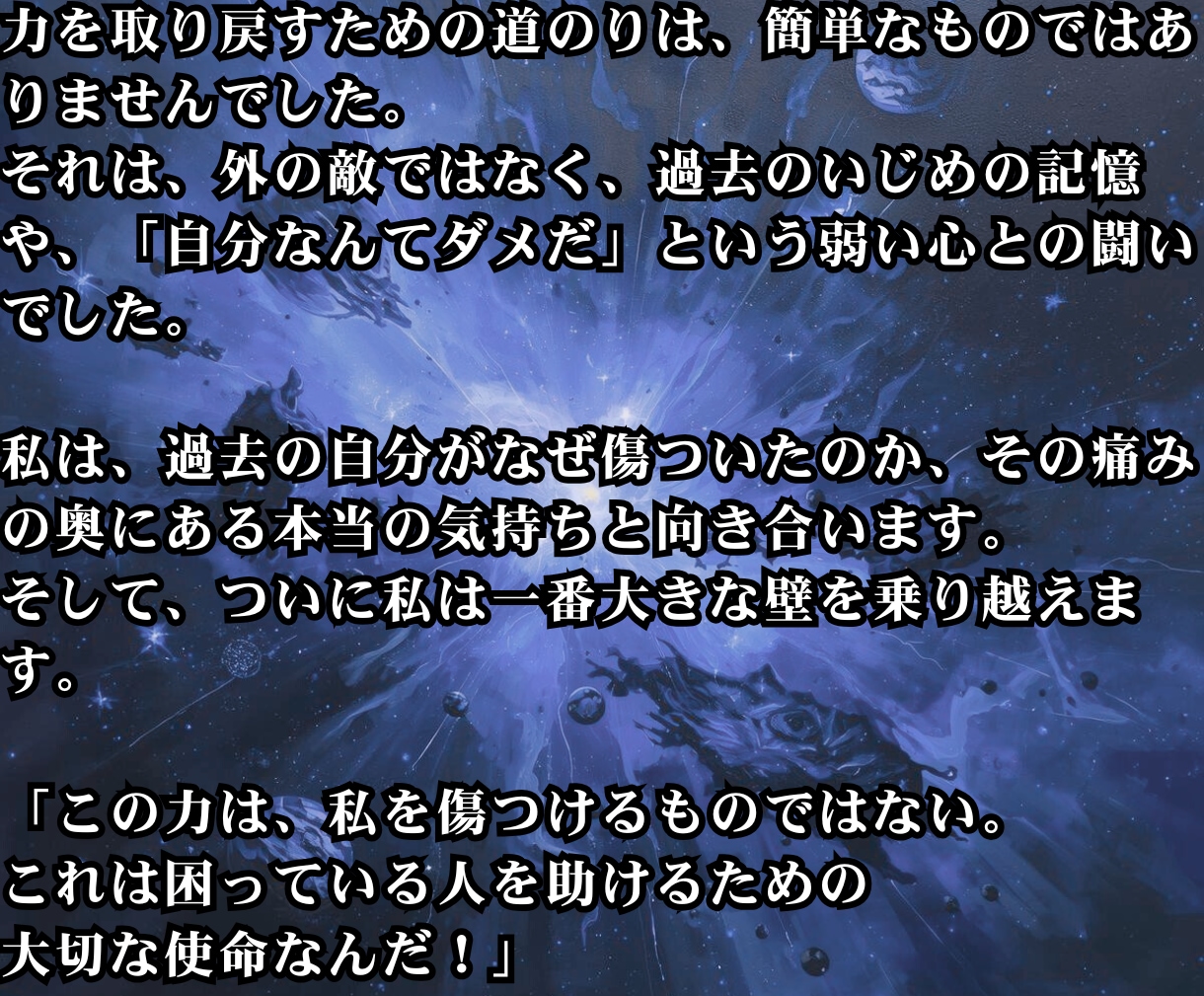 全ての悩みの具体的解決策を高次元宇宙霊視で伝えます 【全方位・人生好転】恋愛・仕事・金銭・人間関係・健康・家族 イメージ7